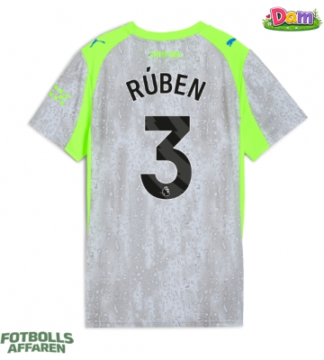 Manchester City Ruben Dias #3 Tredje Tröja Kvinnor 2025-26 Kortärmad